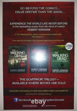 Walking Dead Governor Trilogy Exclusive Rrp Very Scarce Kirkman Signé Promo Nm