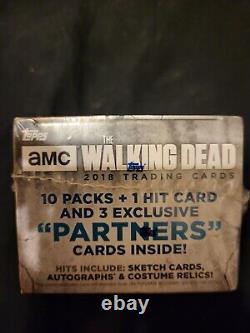 Walking Dead Hunters Et La Boîte À Cartes Trafiquées (rare Box Design)
