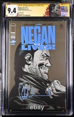 Walking Dead Negan vit! Deuxième impression Image CGC 9.4 étiquette personnalisée.