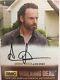 Walking Dead Saison 4 Partie 1 Andrew Lincoln Rick Grimes Silver Autograph Al1
