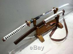 Walking Dead Samurai Sword Japon Katana Haut En Acier Au Carbone Lame Tranchante Forge Main