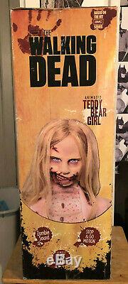 Walking Dead Teddy Bear Girl 5 Pied Animatronic Life Zombie Doll New Sealed