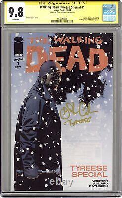 Walking Dead Tyrese Special #1 Cgc 9,8 Ss Chad Coleman 2013 1178083006