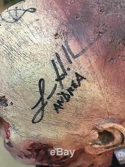 Walking Dead Zombie Head Autographe Jsa Psa Norman Reedus Scott Wilson